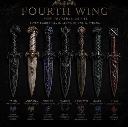 Fourth Wing – The Complete Fantasy Collector's Dagger Set